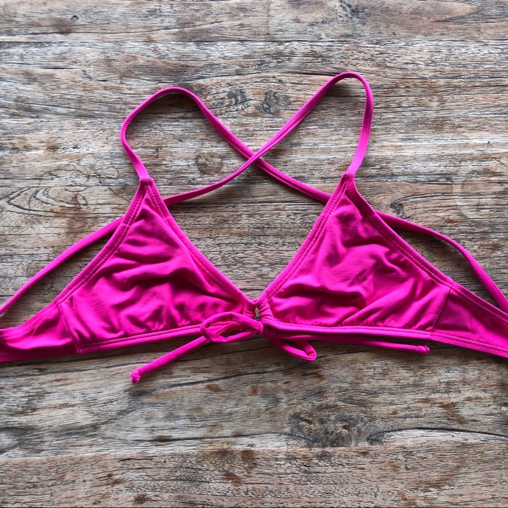 Pualani Hawaii pink bikini top